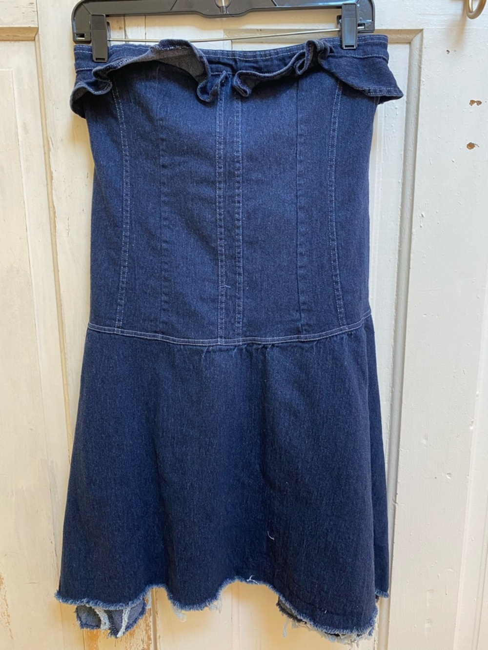 Denim Strapless Dress
